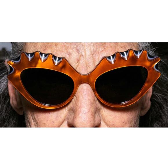 GUCCI 52MM Cat Eye Sunglasses in Orange - Picture 2 of 5